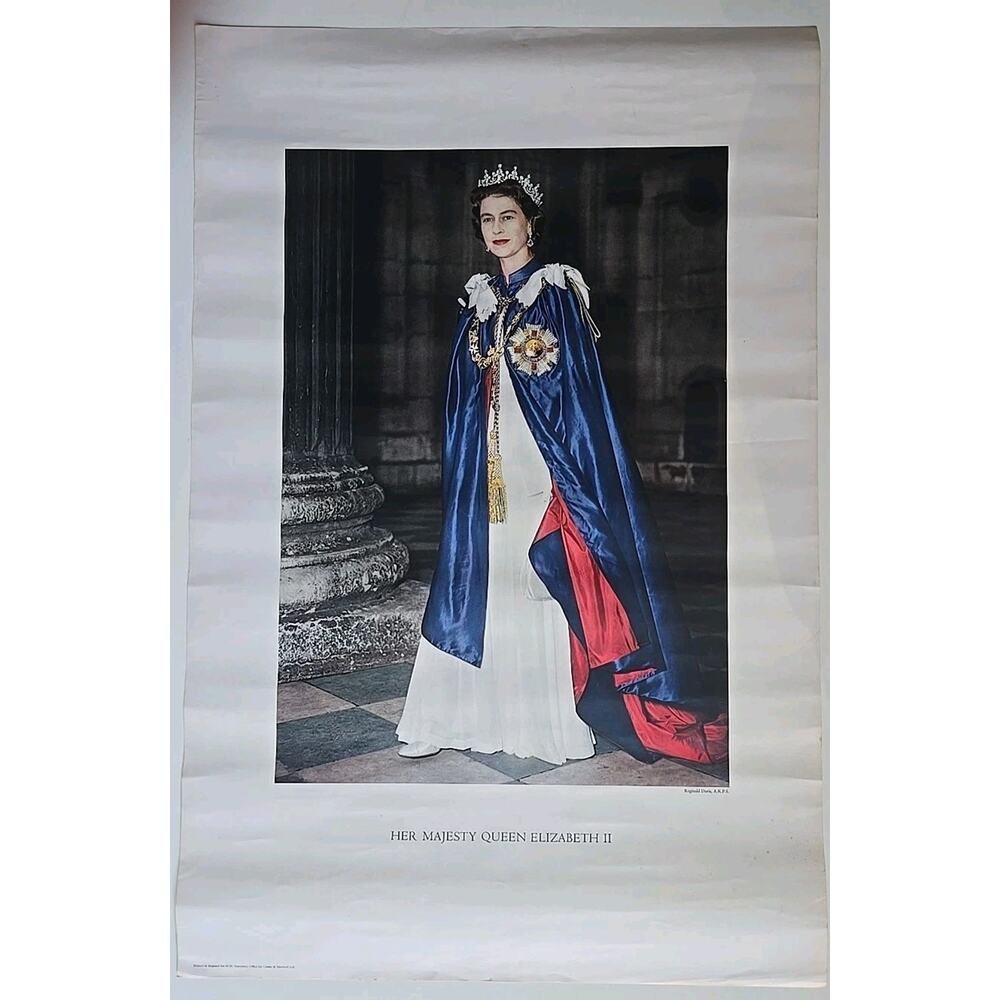 Coronation of Her Majesty Queen Elizabeth II Poster 29.5" x 19.5" P3
